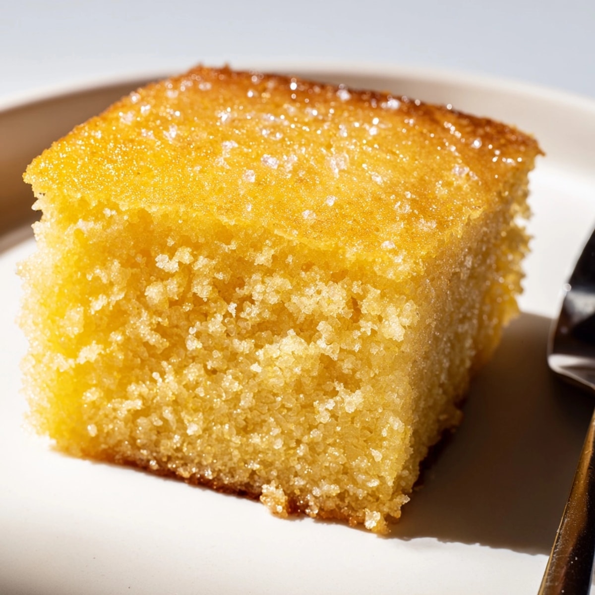 Freshly baked Krusteaz Cornbread with a slightly sweet aroma, great warm with butter.
