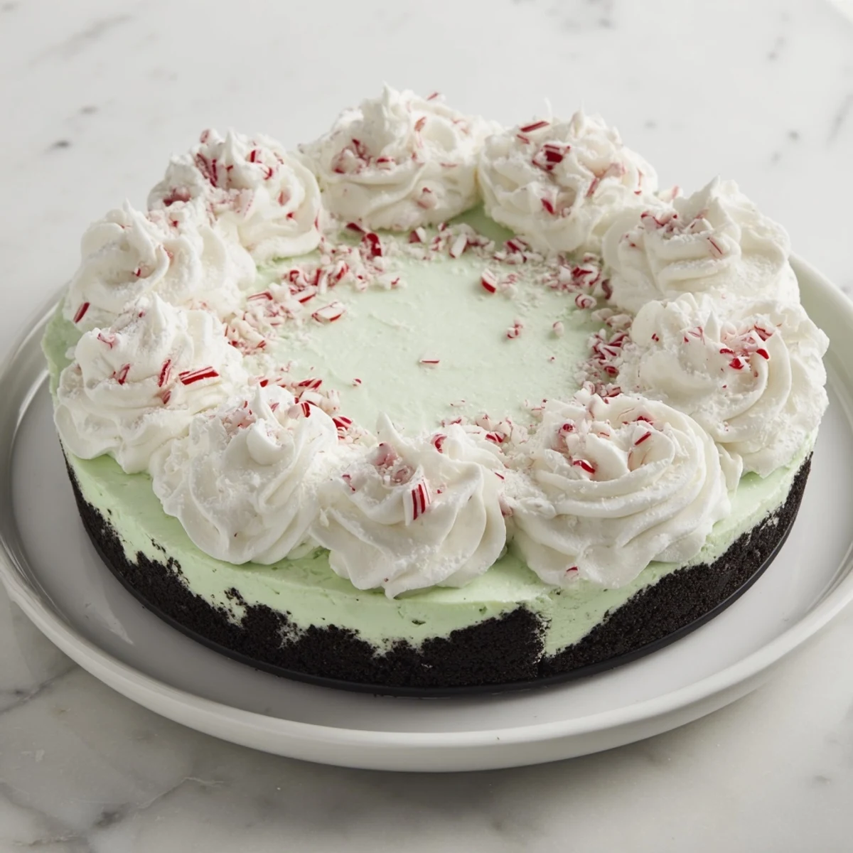 Peppermint Creamy Cheesecake