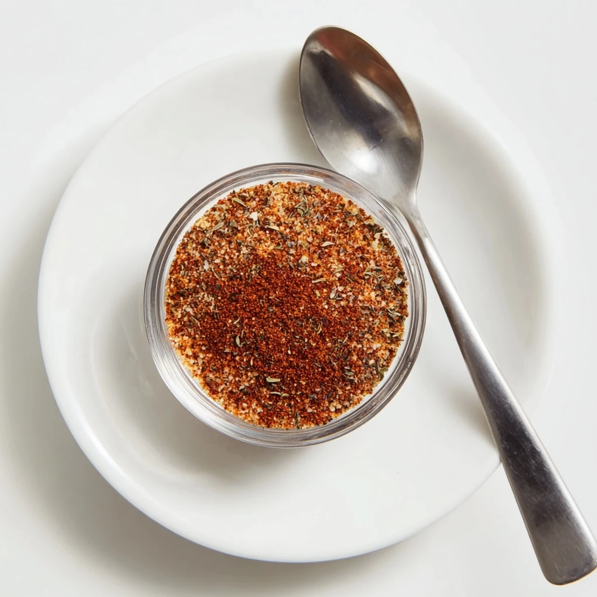 A bowl displaying the beautifully textured Spiced Salt, ready to add savory flavor to any dish.
