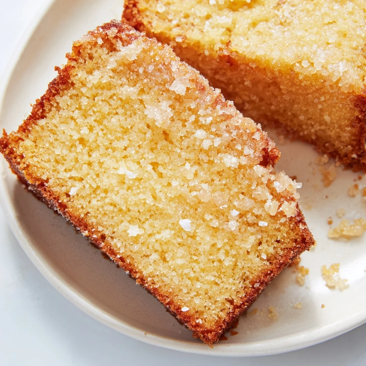 Indulge in this homemade Baked Treat, a moist vanilla cake served with fresh berries.