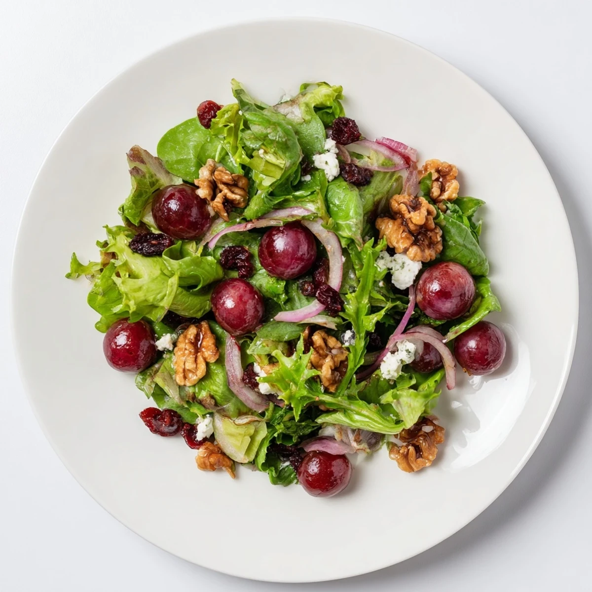 This colorful bowl of Cranberry Walnut Salad showcases the perfect blend of sweet and savory flavors.