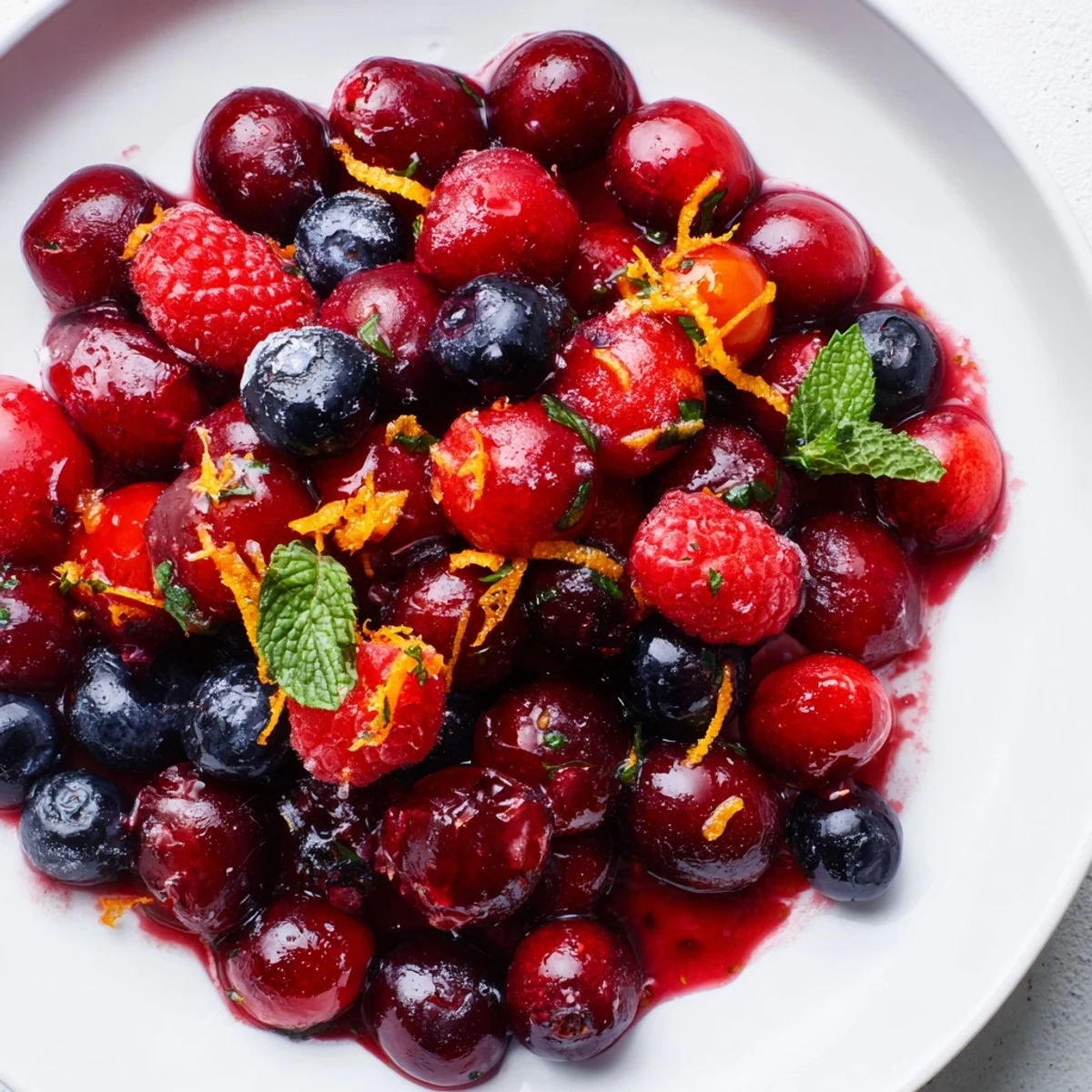 Cranberry Berry Garnish