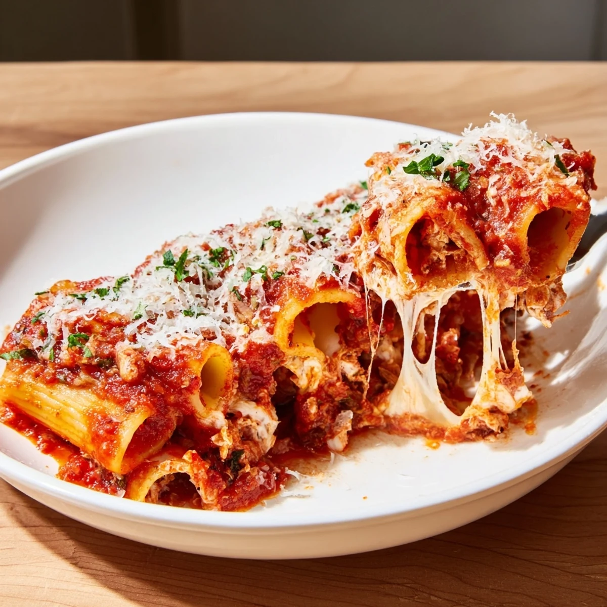 Baked Ziti with Mozzarella