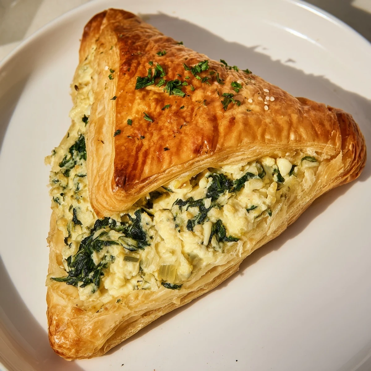 Warm, appetizing Savory Pastry, a delicious vegetarian snack, with a crisp, inviting appearance waiting to be enjoyed.
