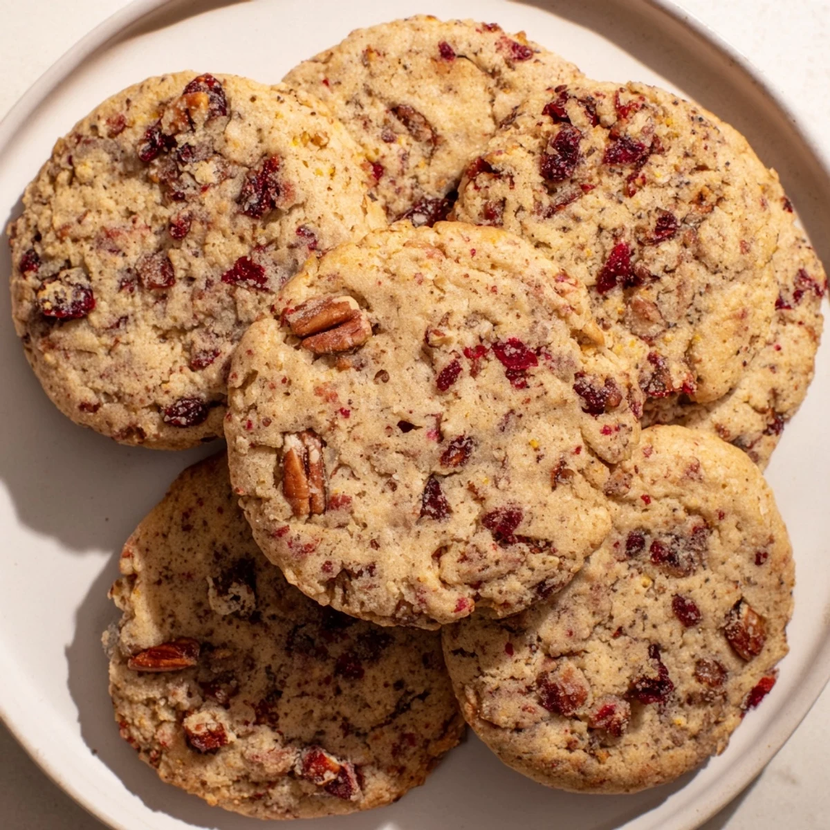 Buttery Chewy Cranberry Cookies