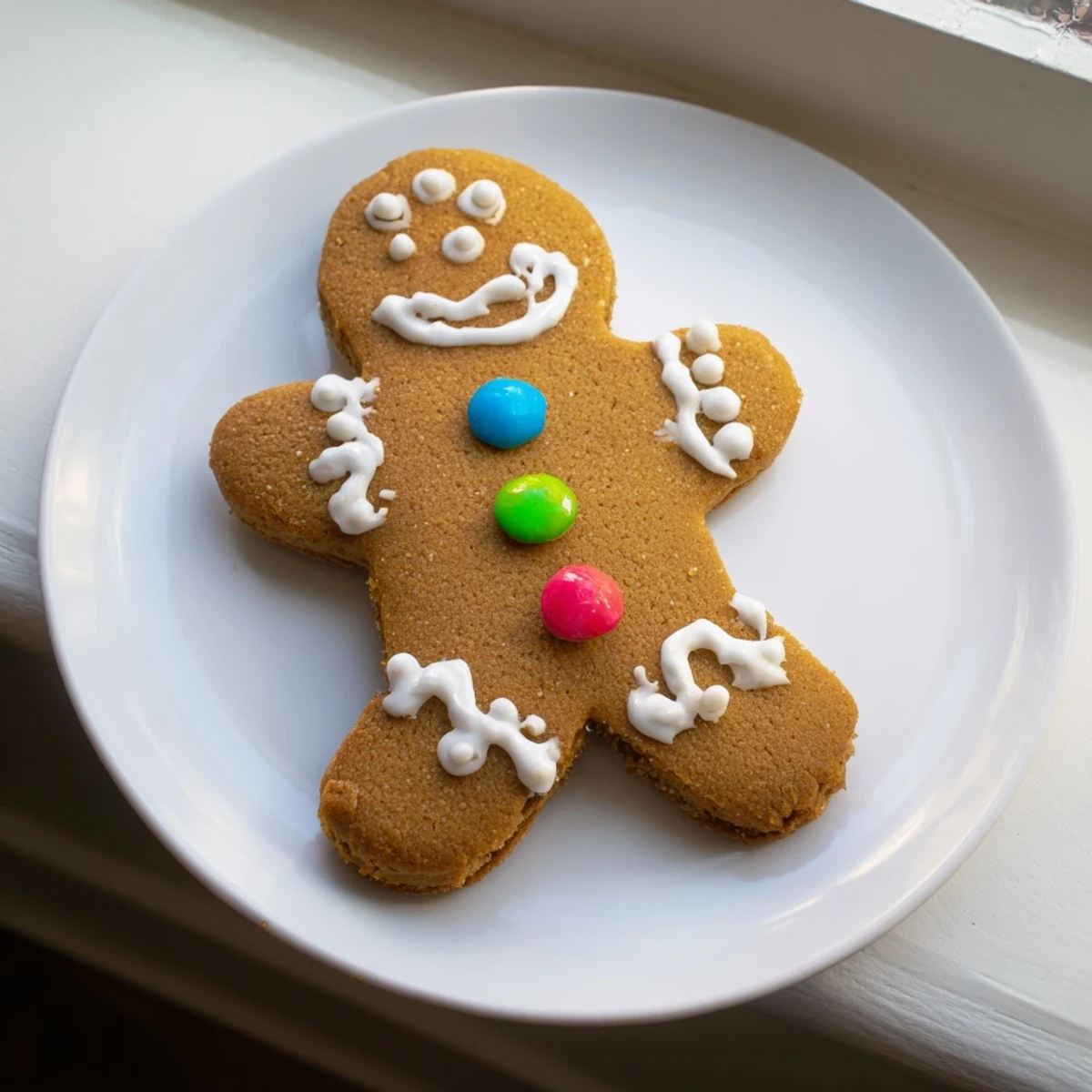 Festive arrangement of gingerbread man cookies, delightfully spiced and decorated with colorful royal icing, perfect treat.
