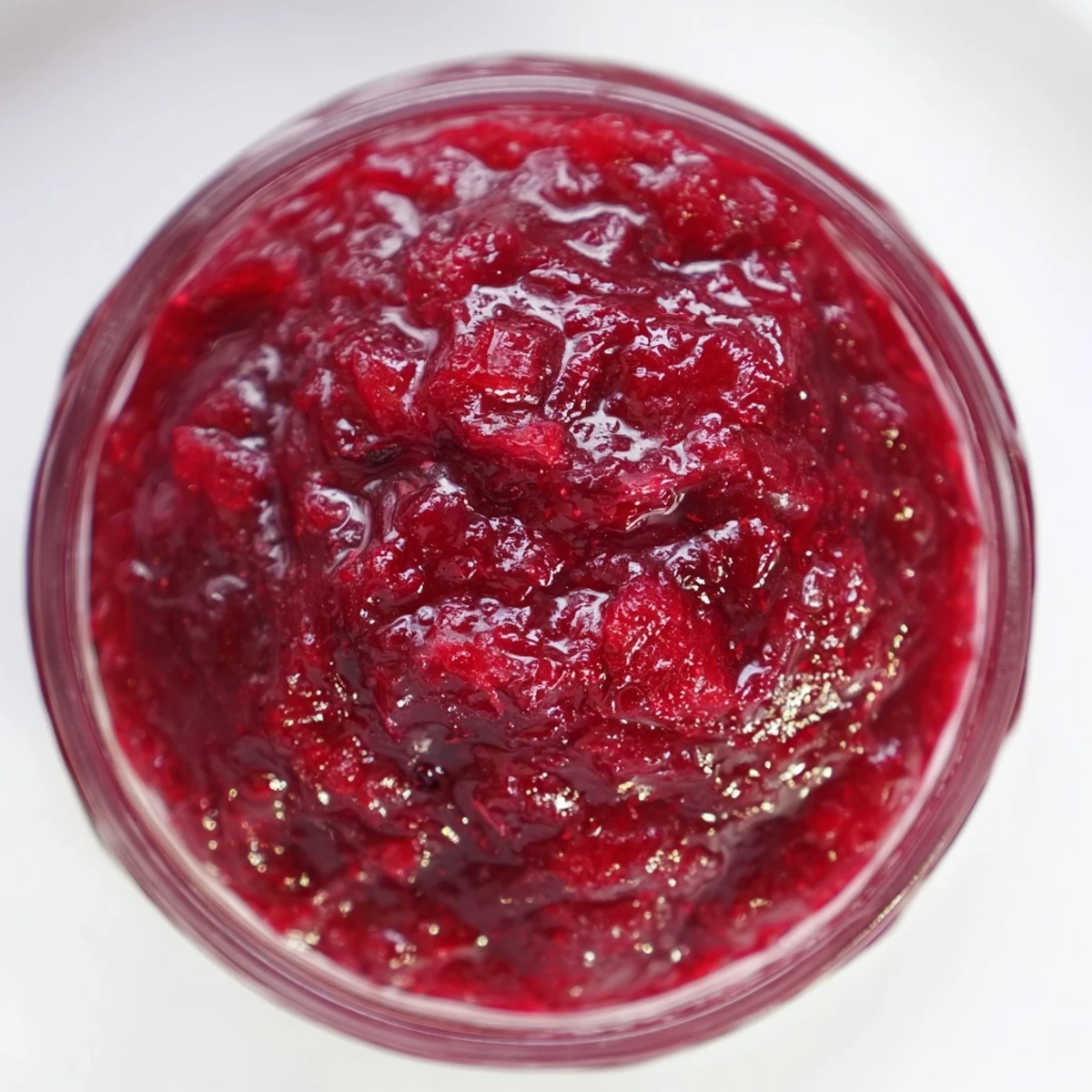 Fresh Cranberry Jelly with a lovely sweet and tart flavor, ideal alongside turkey or cheese.