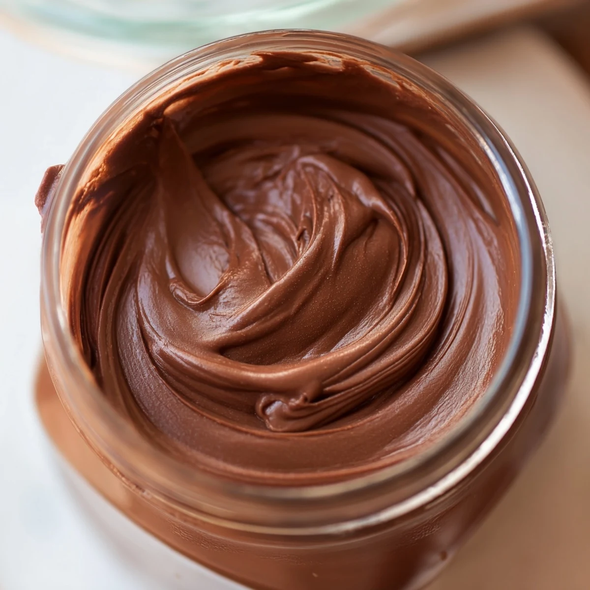 This decadent chocolate spread, swirled with vanilla, is perfect to drizzle on pancakes.