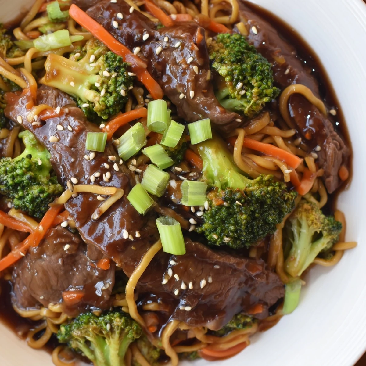 Beef Broccoli Lo Mein