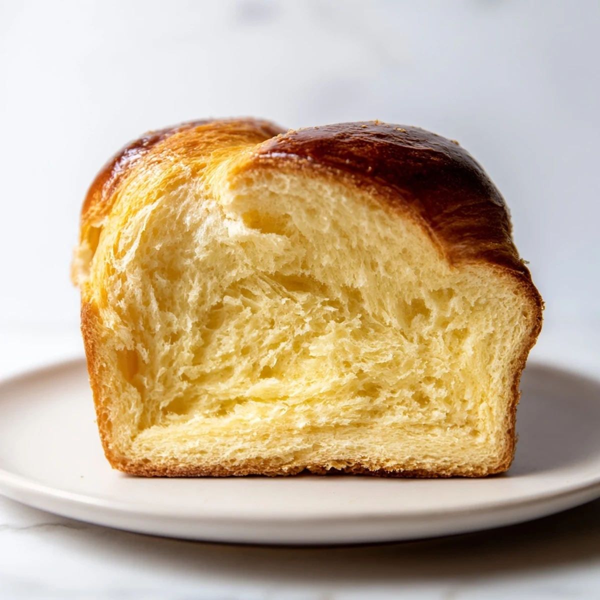 Golden brown Milk Brioche – Soft Buttery French Bread Delight fresh from the oven with a rich crust.