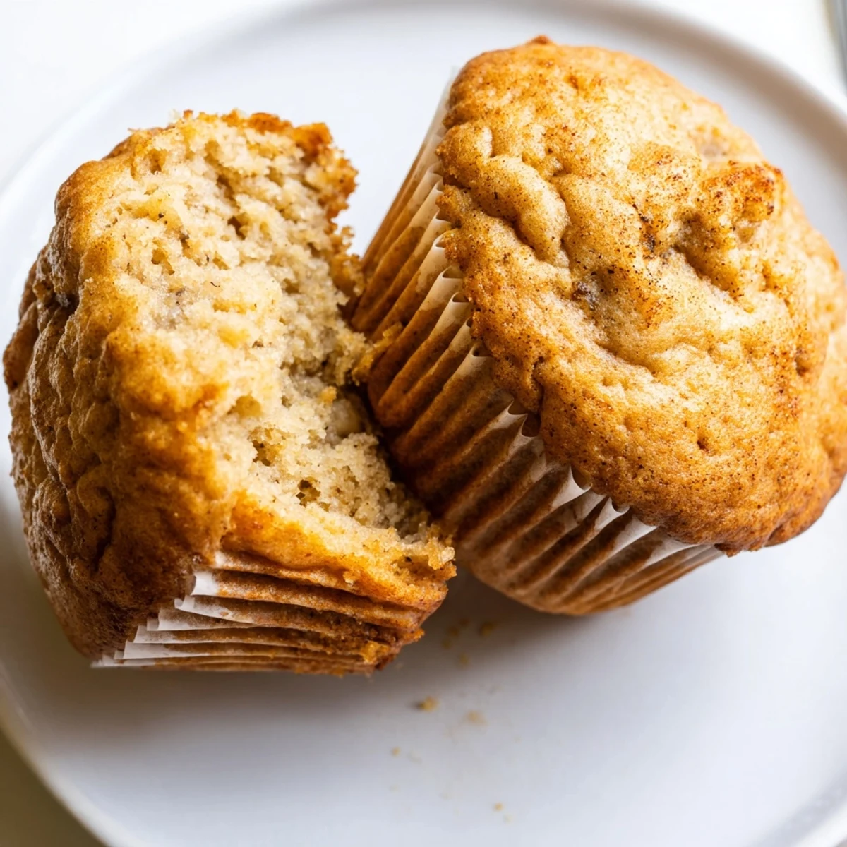 Moist banana muffins bursting with ripe banana flavor and warm cinnamon