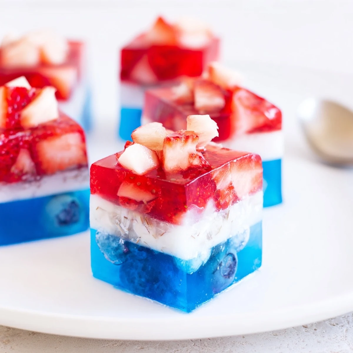 Red White And Blue Ice Cubes Recipe adds bright, cold patriotic flair to drinks