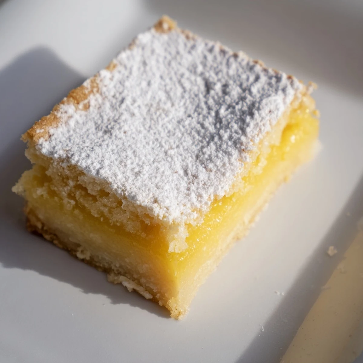 Zesty simple lemon bars featuring bright yellow filling and a flaky golden base