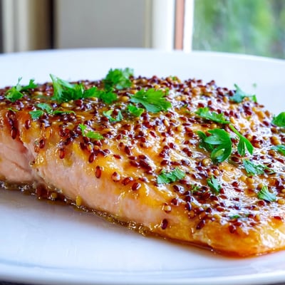 Honey Mustard Baked Salmon